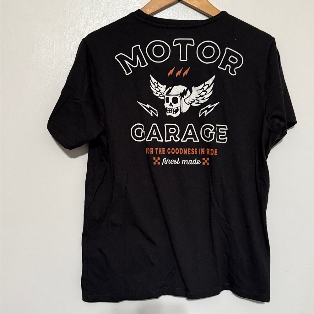 Kids RSQ Black Graphic T-Shirt sz XL